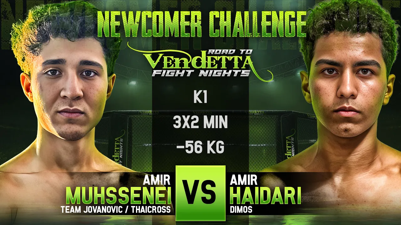 Amir Muhssenei VS Amir Haidari | Newcomer Challenge - Road to Vendetta