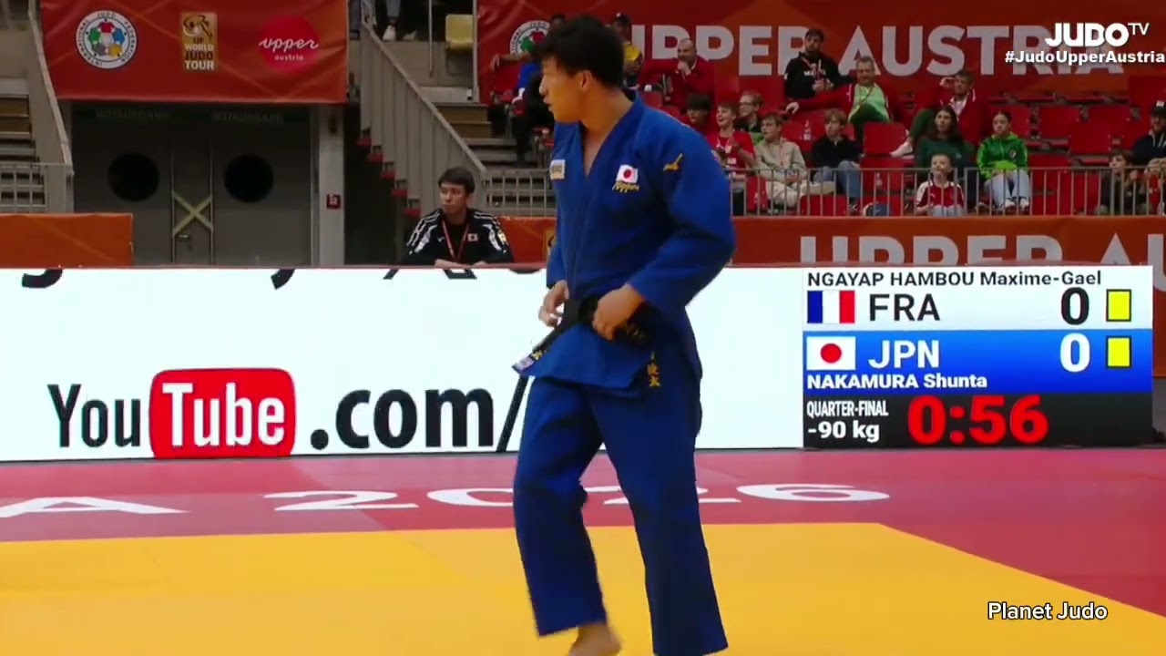 Maxime-Gael NGAYAP HAMBOU 🇫🇷 🆚️ Shunta NAKAMURA 🇯🇵| четвертьфинал/-90кг | Гран При Австрия 2026
