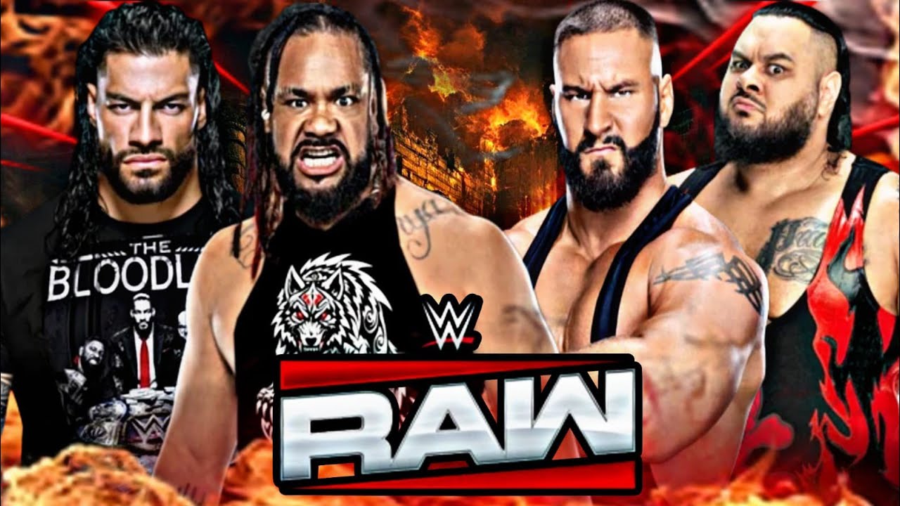 FULL MATCH - Roman Reigns & Jacob Fatu Vs. Bron Breaker & Bronson Reed : WWE RAW Netflix 2025