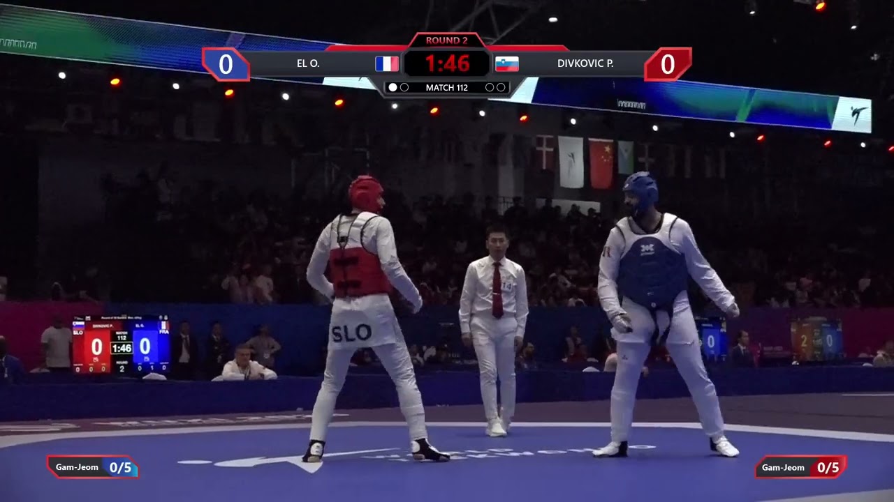 112 Round of 32 Men +87kg FRA EL O  SLO DIVKOVIC P  PGM