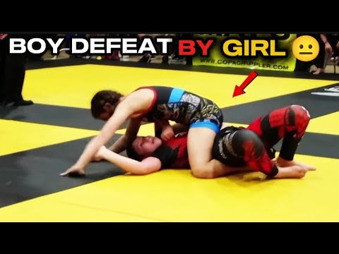 "BOY DEFEAT BY GIRL " GIRL VS BOY WRESTLING GRAPPLING 🥱#grappling #mixedmartialart #bjj #mma 