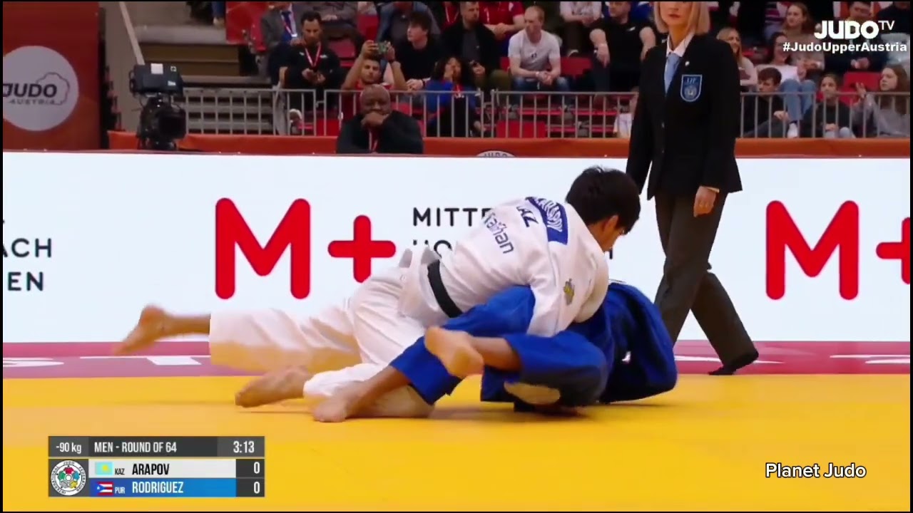 Aidar ARAPOV 🇰🇿 🆚️ Derik RODRIGUEZ 🇵🇷 | 1/32финала/-90кг | Гран При Австрия 2026