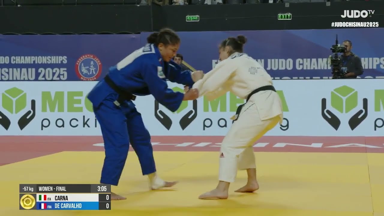 Giulia CARNA VS Alya DE CARVALHO European Judo Championships U23 | Gold medal contest -57 kg