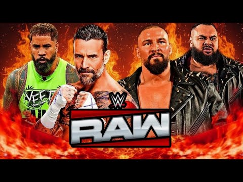 FULL MATCH - CM Punk & Jey Uso Versus Bron Breaker & Bronson Reed : WWE Raw Netflix 2025