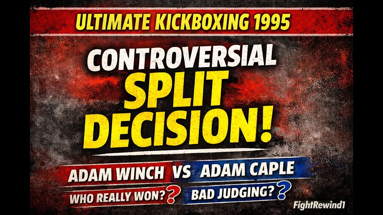 Adam Winch vs Adam Caple | Ultimate Promotion – December 1995