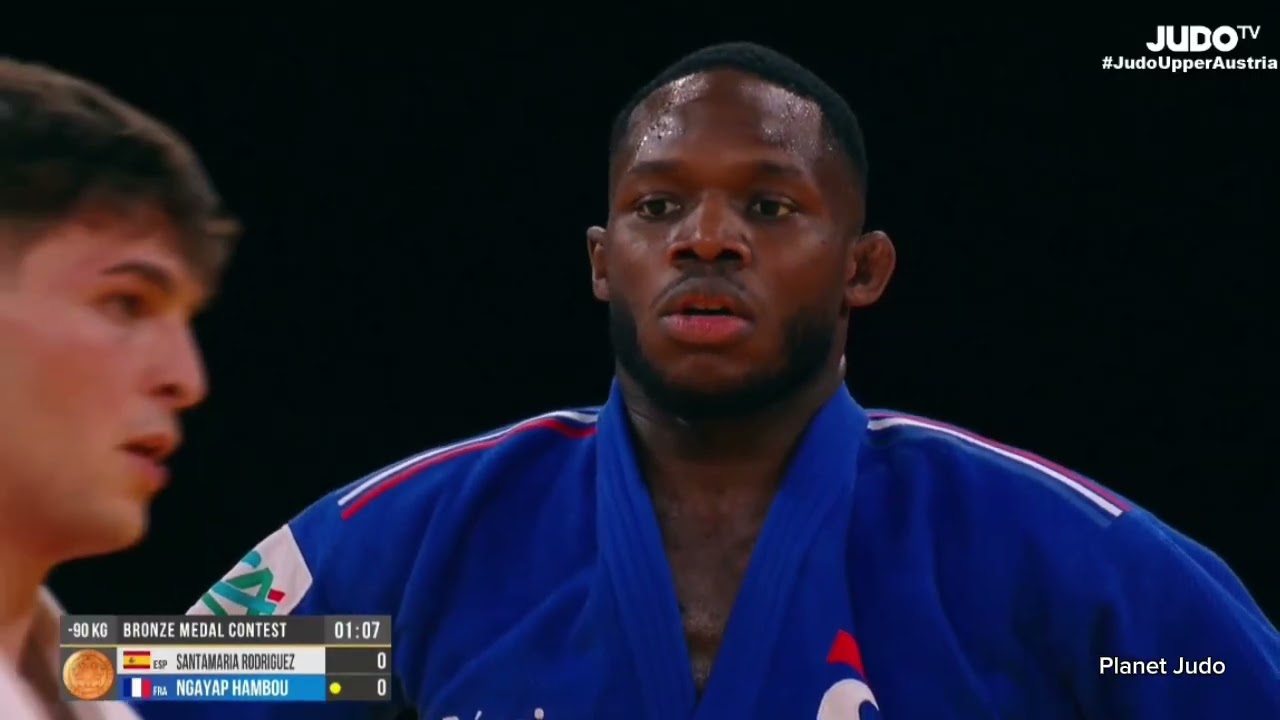 Aaron SANTAMARIA RODRIGUEZ🇪🇦🆚️ Maxime-Gael NGAYAP HAMBOU🇫🇷|схватка за бронзу/-90кг | ГП Австрия 2026