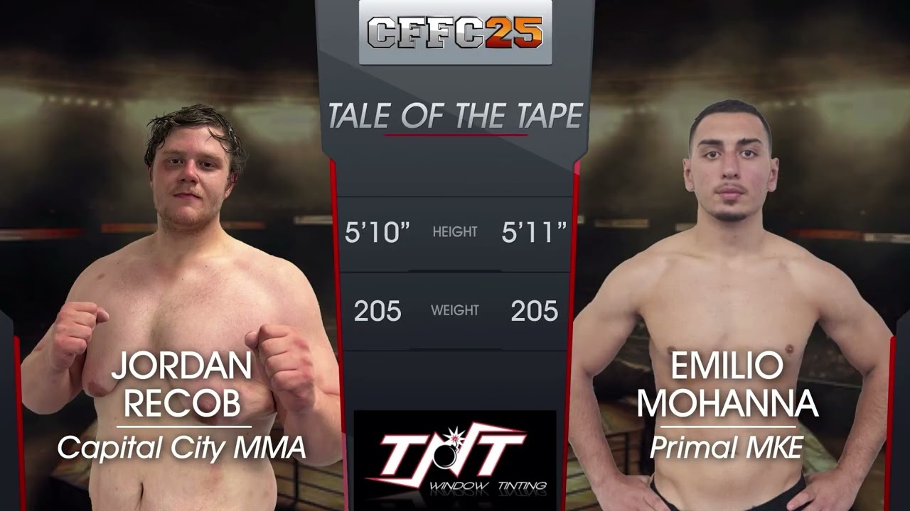 CHOSEN FEW FIGHTING CHAMPIONSHIP JORDAN RECOB vs EMILIO MOHANNA