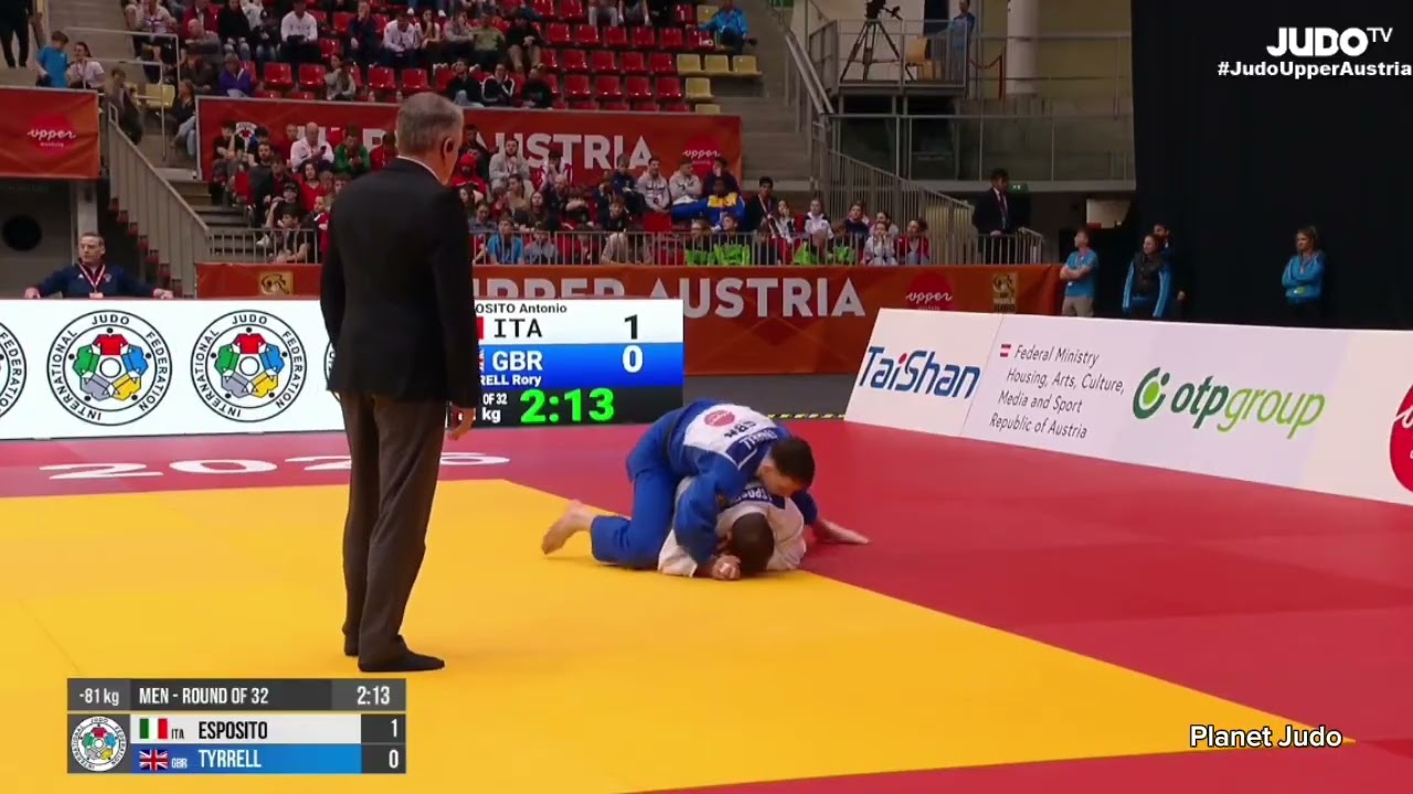 Antonio ESPOSITO 🇮🇹 🆚️ Rory TYRREL 🇬🇧 | 1/16финала/-81кг | Гран При Австрия 2026