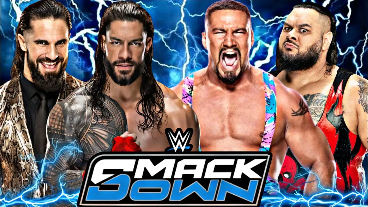 FULL MATCH - Roman Reigns & Seth Rollins Vs. Bron Breaker & Bronson Reed : WWE SmackDown 2025