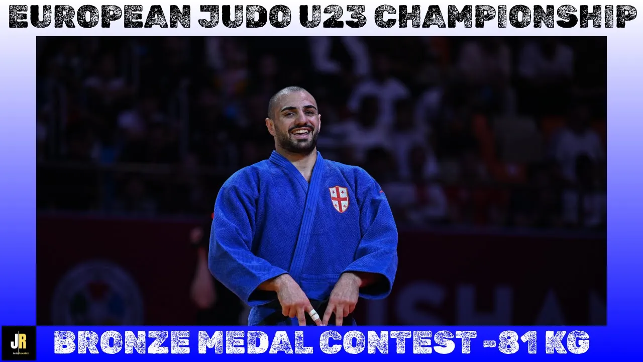 Kote KAPANADZE VS Aris ZARAGKAS European Judo Championships U23 | Bronze medal contest -81 kg