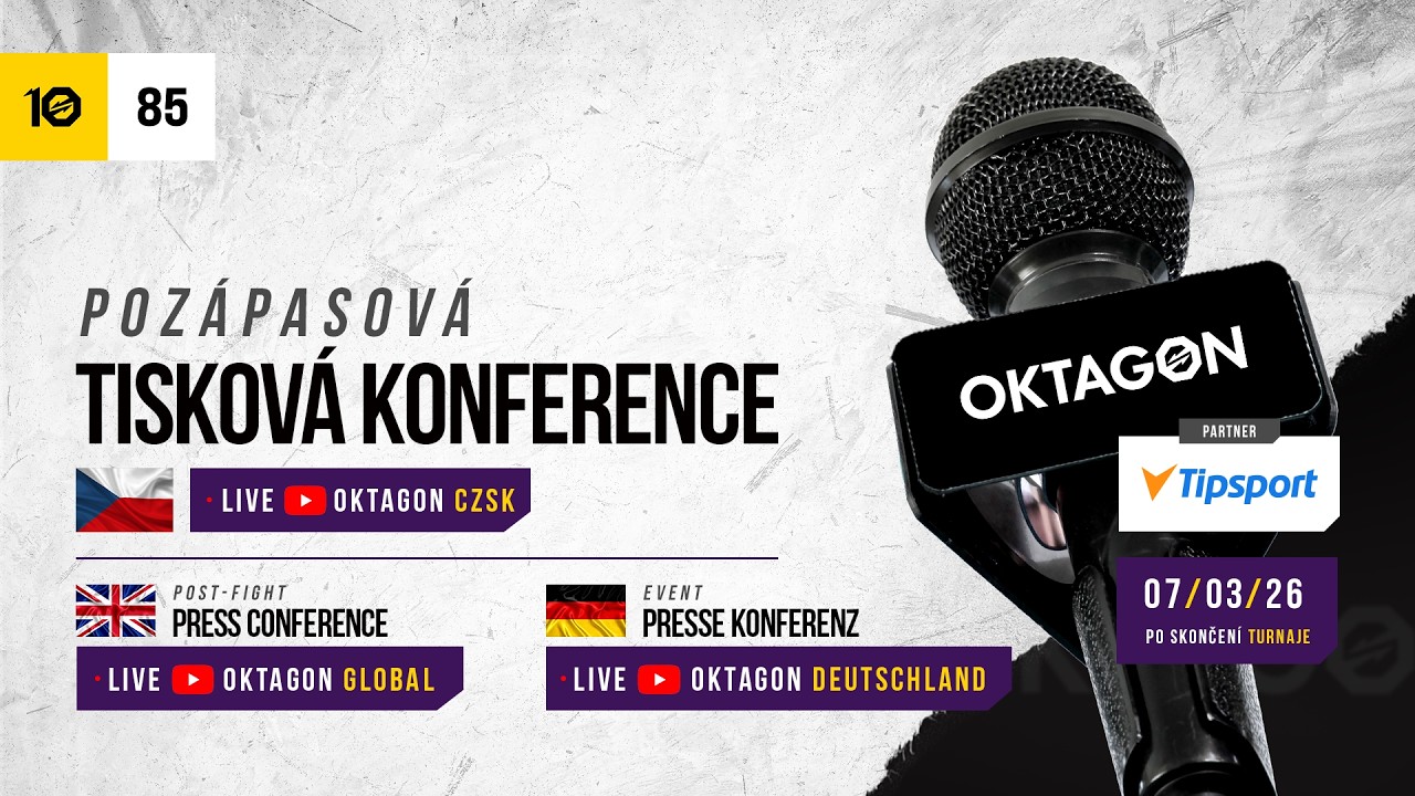 Pozápasová tisková konference 🇨🇿🇸🇰 | OKTAGON 85