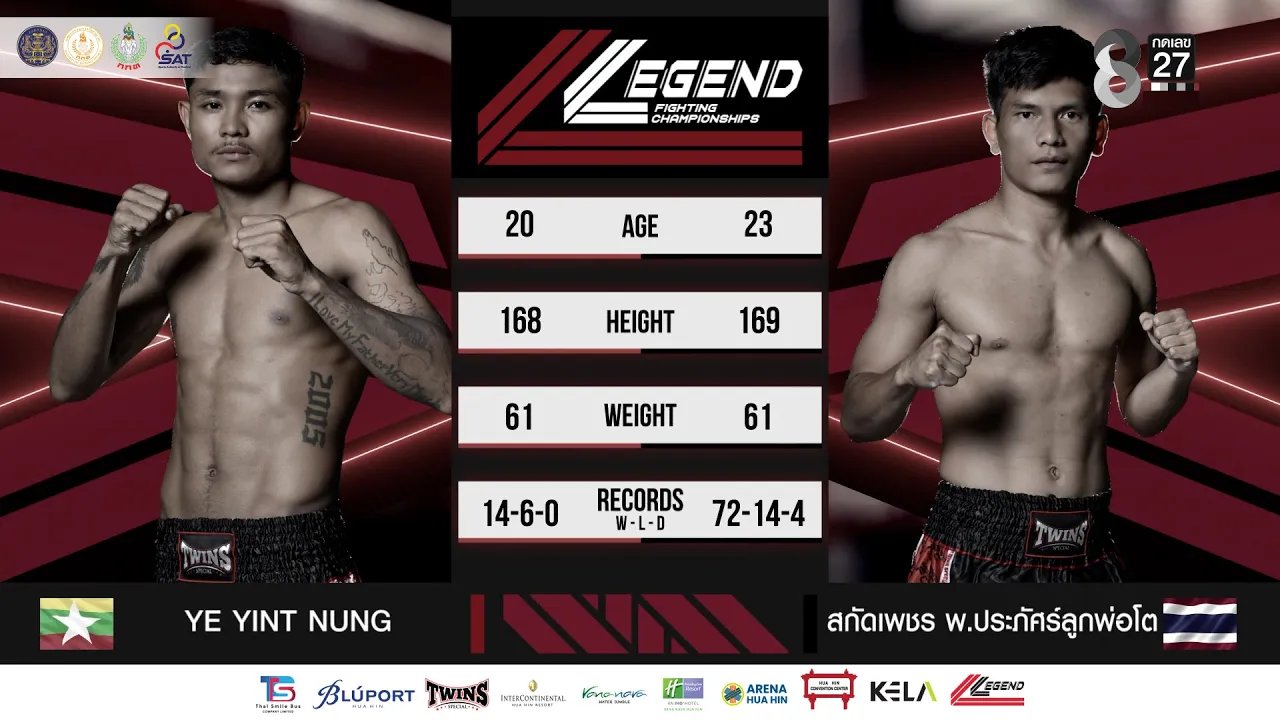 LFC 2025 มวยไทยสร้างชาติ | คู่ที่ 2 Ye Yint Nung VS สกัดเพชร พ.ประภัศร์ลูกพ่อโต | 25/10/68