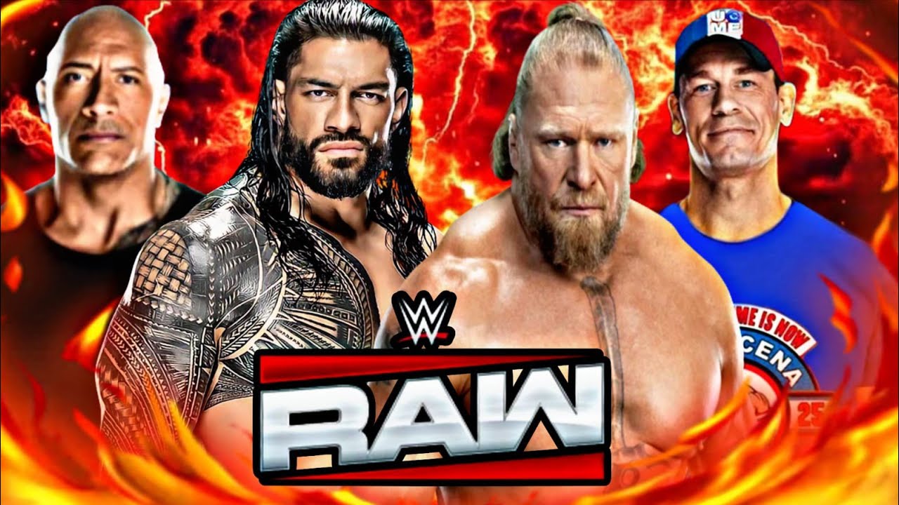 WWE Roman Reigns & Rock Vs Brock Lesnar & John Cena WWE Raw Netflix 2026 : FULL MATCH 