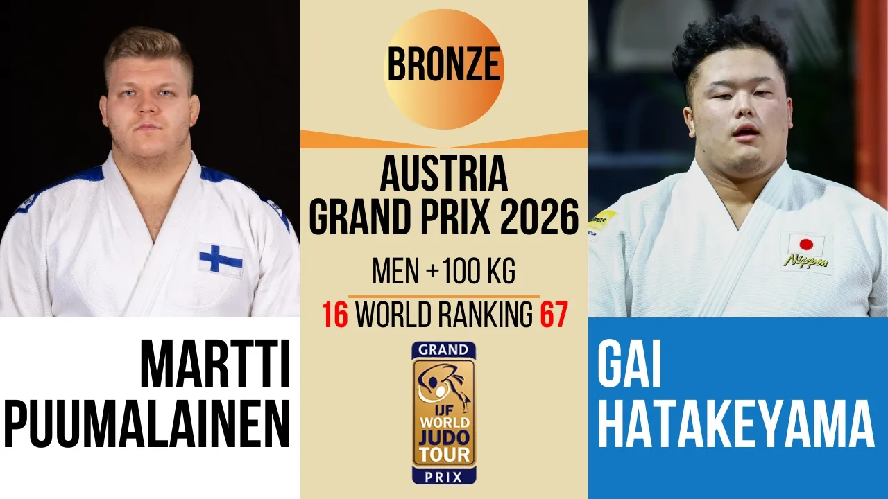 Martti PUUMALAINEN VS Gai HATAKEYAMA | Austria Grand Prix 2026 | BRONZE - kg