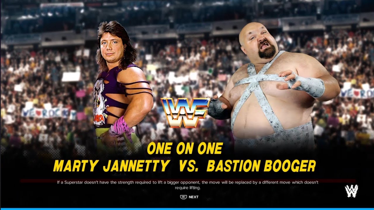Marty Jannetty vs Baston Booger.  WWE 2K24