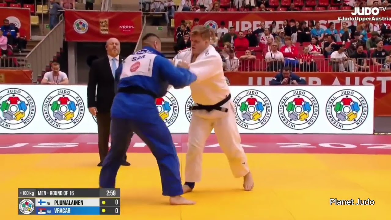 Martti PUUMALAINEN 🇫🇮 🆚️ Igor VRACAR 🇷🇸 | 1/8финала/+100кг | Гран При Австрия 2026