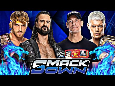 FULL MATCH - John Cena & Cody Rhodes Vs. Drew Mcintyre & Logan Paul : WWE SmackDown 2025 