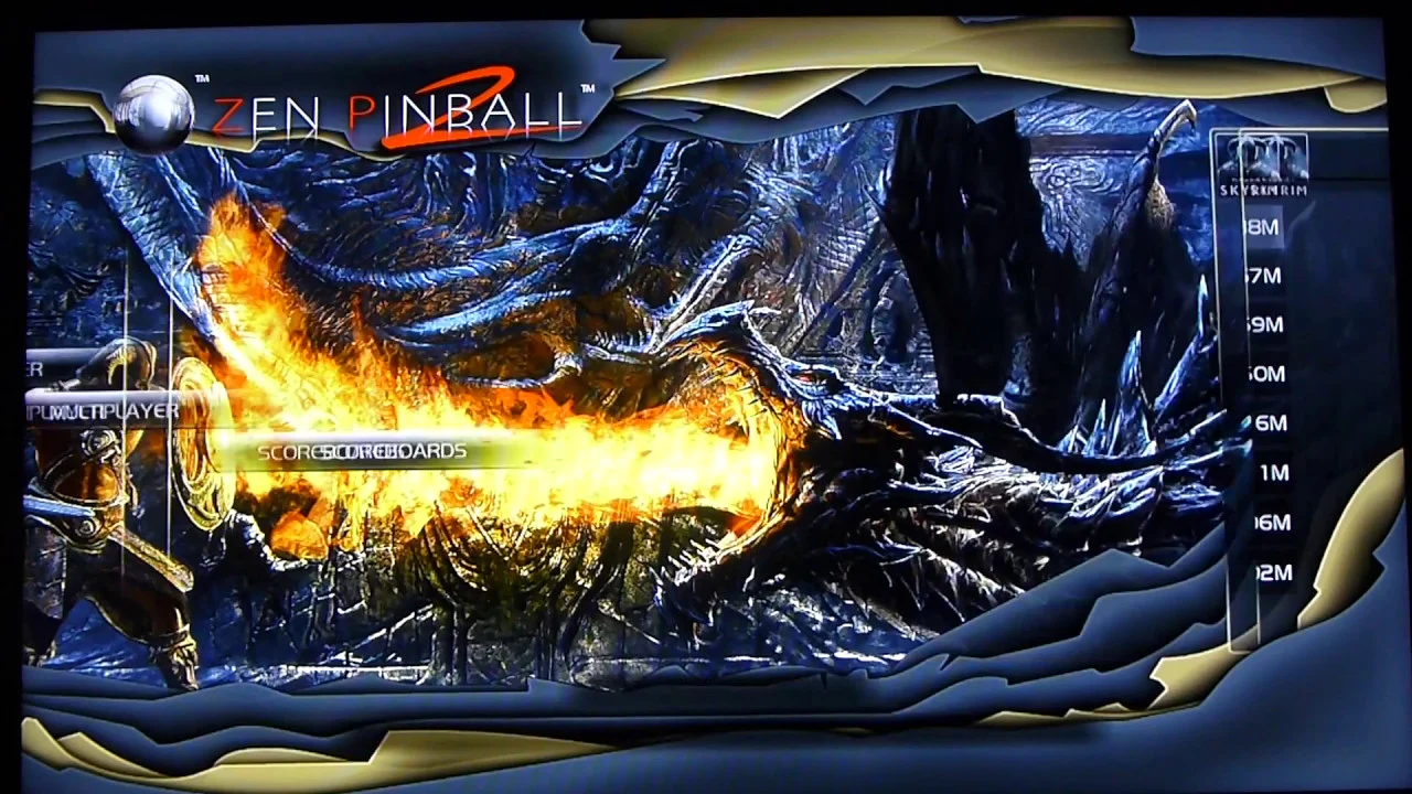 The Elder Scrolls V: Skyrim (Zen Pinball 2)