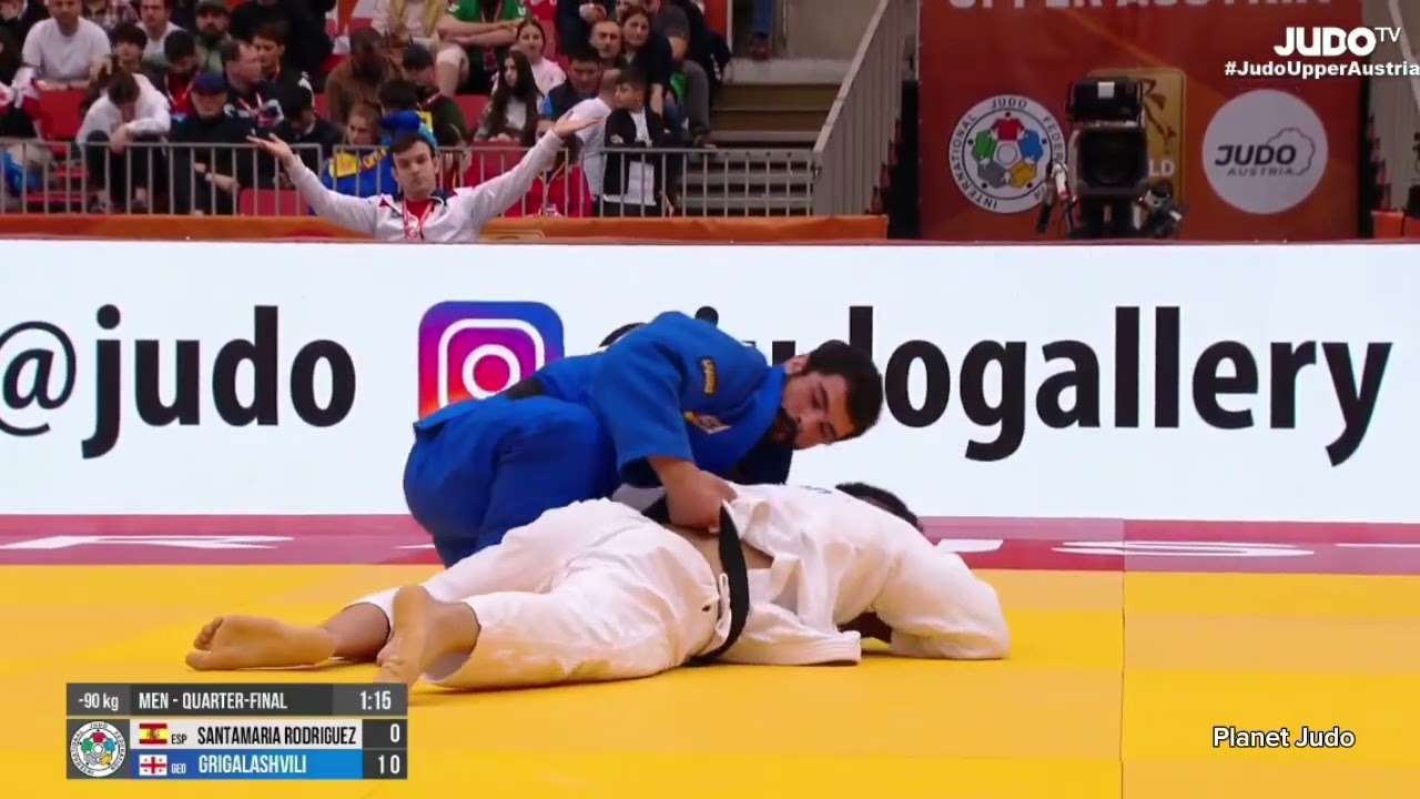 Aaron SANTAMARIA RODRIGUEZ 🇪🇦 🆚️ Tato GRIGALASHVILI 🇬🇪 | четвертьфинал/-90кг | Гран При Австрия 2026