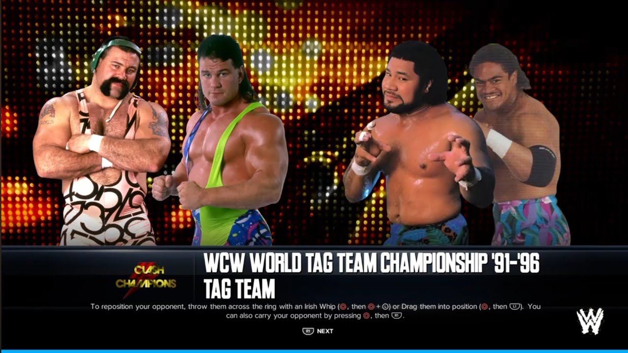 The Steiner Brothers vs The Islanders. WCW Clash of Champions. WWE 2K24