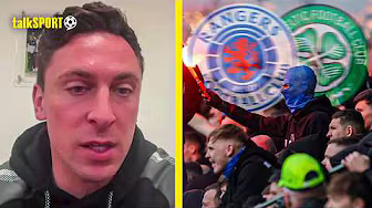 Scott Brown REACTS to UGLY SCENES between Celtic & Rangers Fans after Old Firm Derby at Ibrox!
