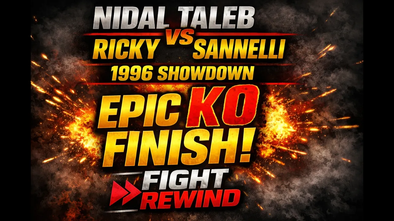NIDAL TALEB vs RICKY SANNELLI (1996) β A CLASSIC STOPPAGE π₯