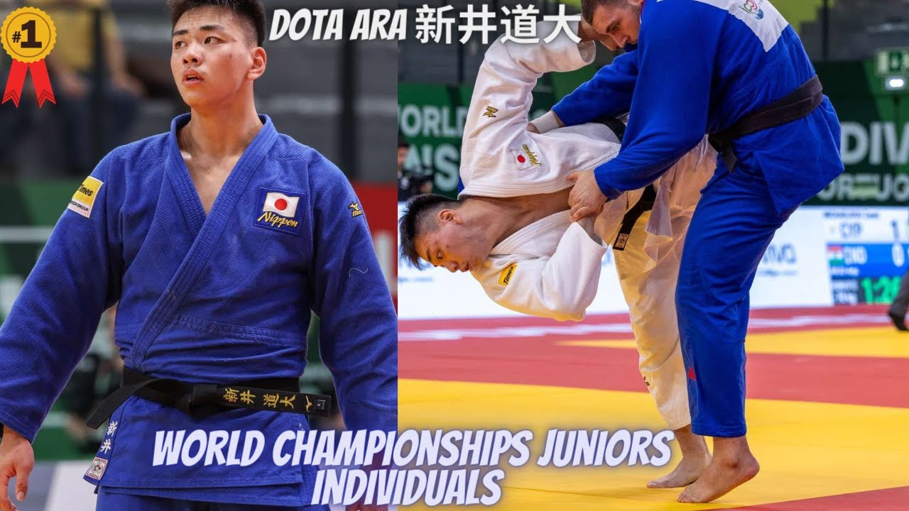 Dota ARA 新井道大 (JPN) - Gold Medalist (-100Kg) - World Championships Juniors Individuals 2023- 柔道