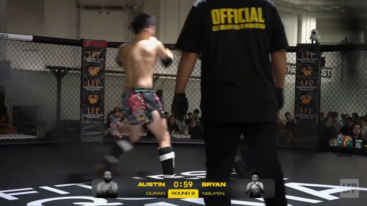 Austin Duran vs Bryan Nguyen - Muay Thai Fight Night 22