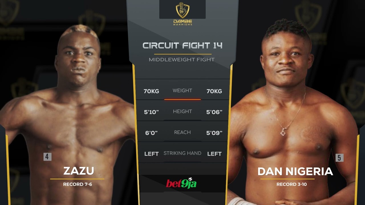 MIDDLEWEIGHT HIGHLIGHTS - CIRCUIT FIGHT 14 - NASSARAWA