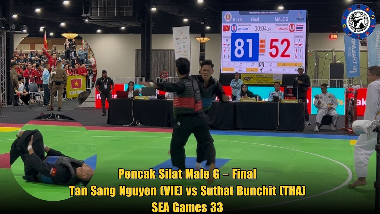 Pencak Silat Male G – Final: Tan Sang Nguyen (VIE) vs Suthat Bunchit (THA) | SEA Games 33