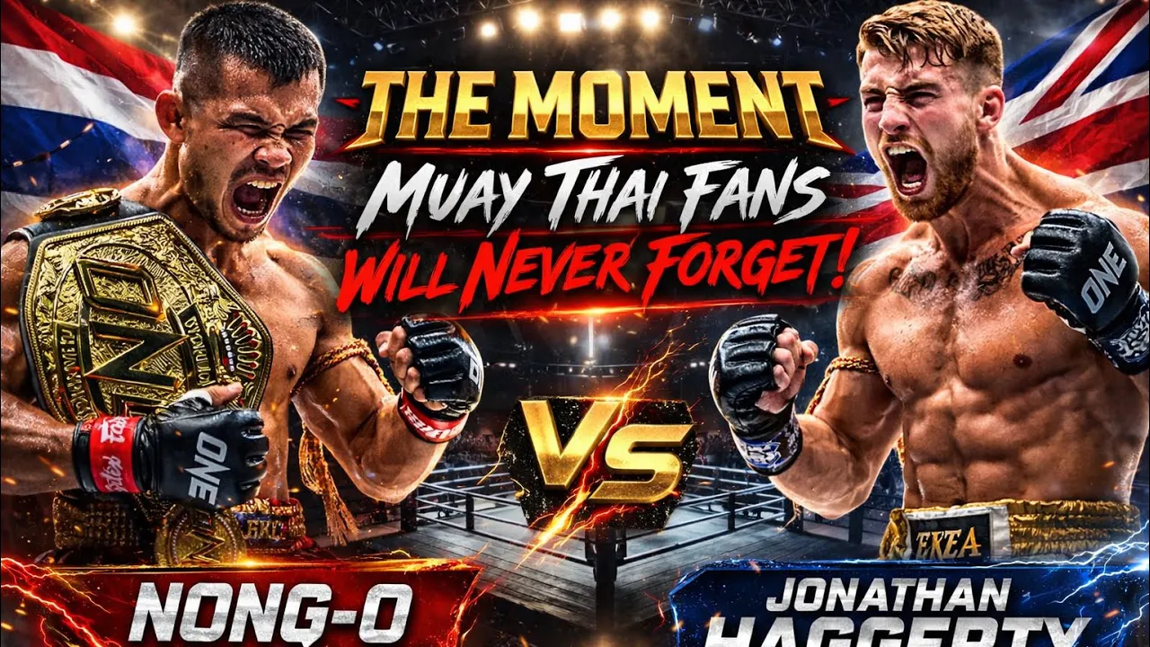 The Moment Muay Thai Fans Will Never Forget! Nong- O  vs Jonathan Haggerty 