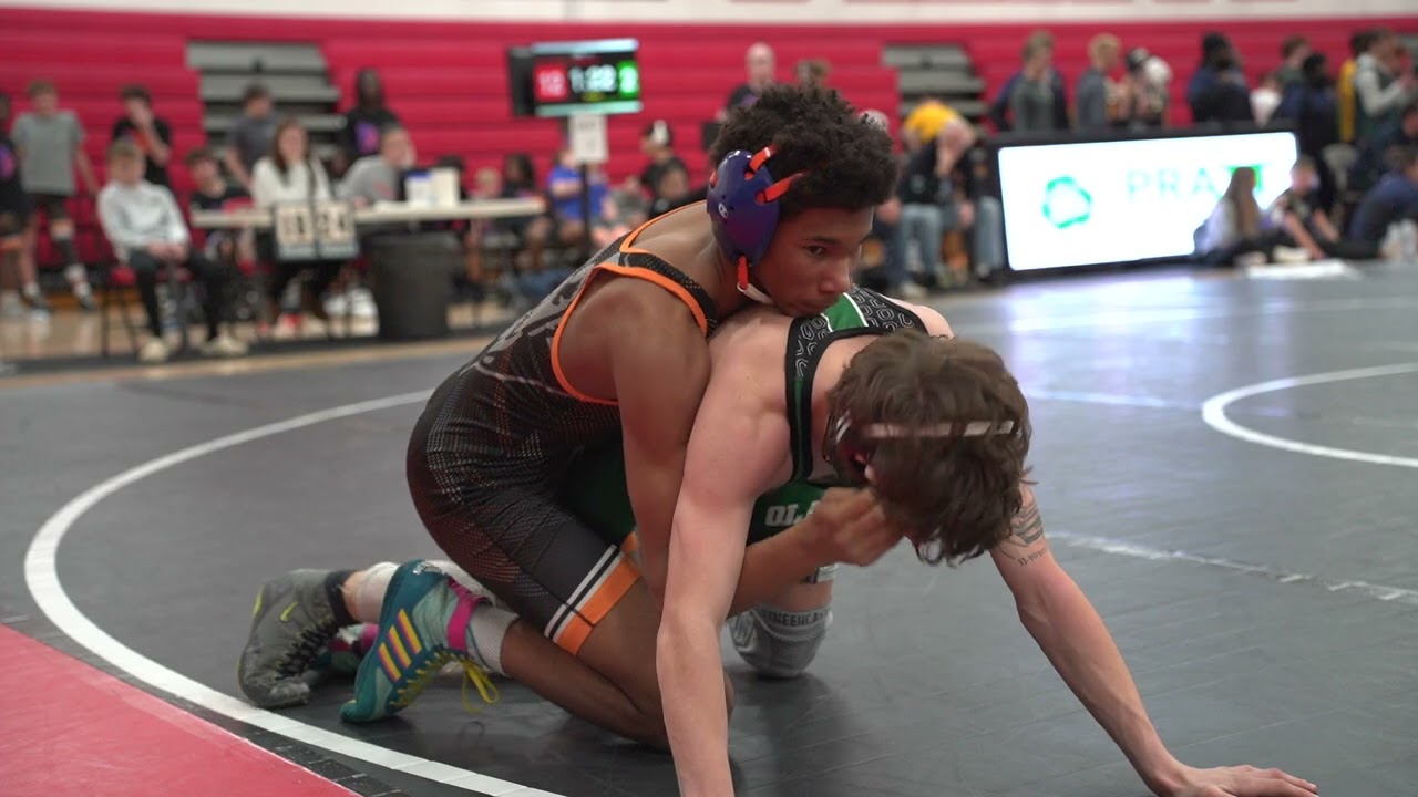 Tye Daniel Ola vs Cedric Montgomery Columbus 126lbs 2025 Georgia Grappler Elite Duals