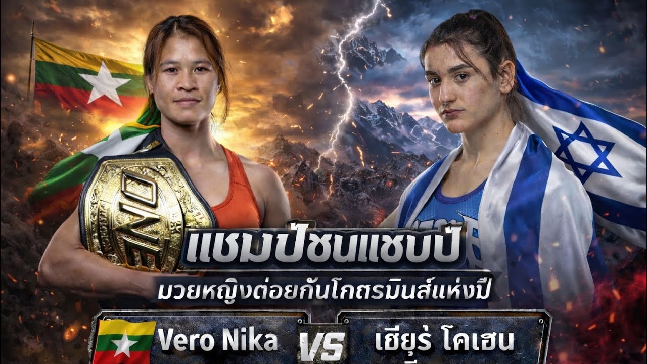 แชมป์ชนแชมป์ มวยหญิงต่อยกันโคตรมันส์แห่งปี Vero Nika vs เชียร์ โคเฮน