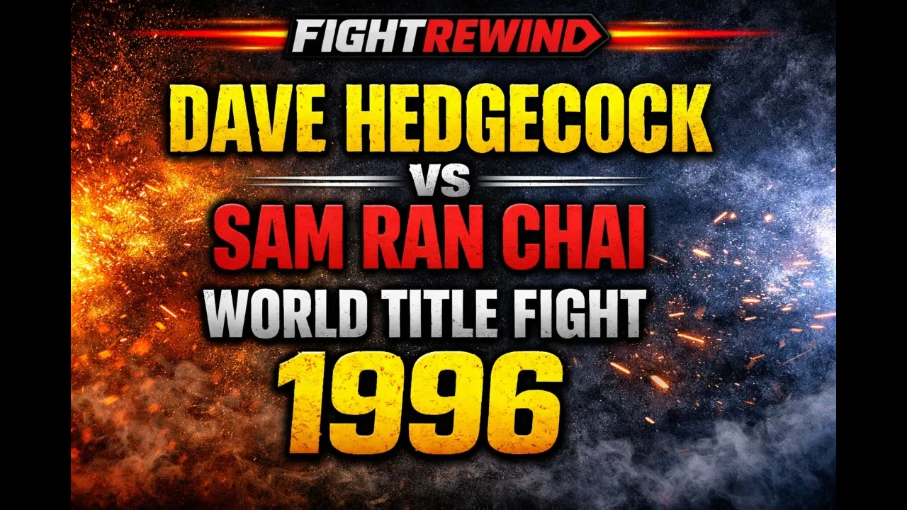π₯ DAVE HEDGECOCK vs SAM RAN CHAI | WORLD TITLE FIGHT (1996)