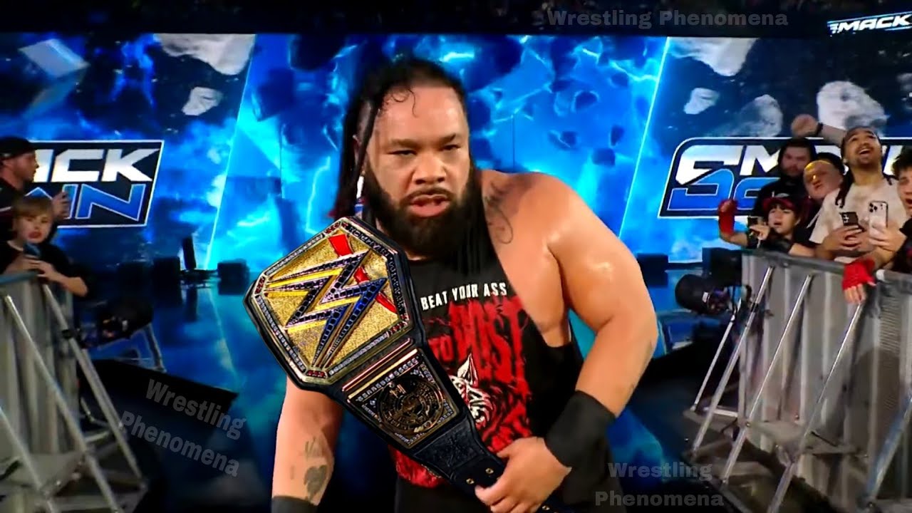 Jacob Fatu Wins Undisputed Championship Drew Mcintyre WWE Smackdown 13 February 2026 Highlights