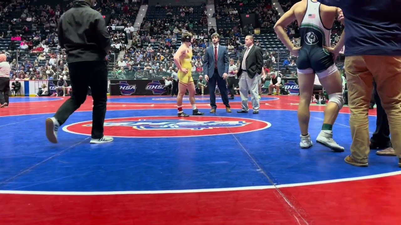 Dominic Bambinelli Mill Creek  vs David Rudd Harrison 175lbs 2024 GHSA 7A State Tournament Finals