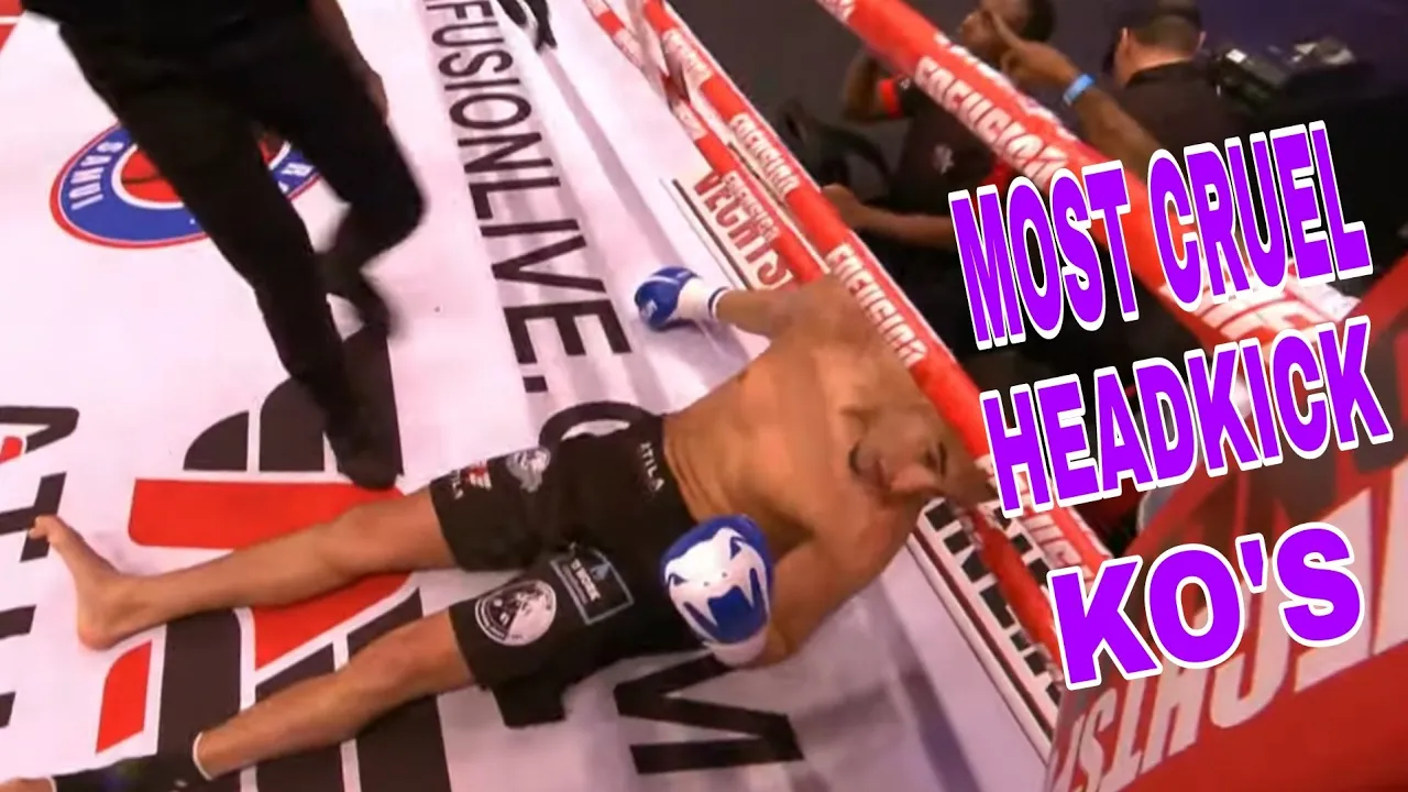 Most Cruel Headkick Knockouts in MMA