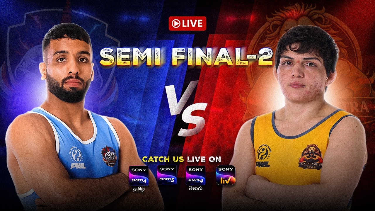 LIVE | Semi Final 2 | Delhi Dangal Warriors vs Maharashtra Kesari | PWL 2026 | Road To Final