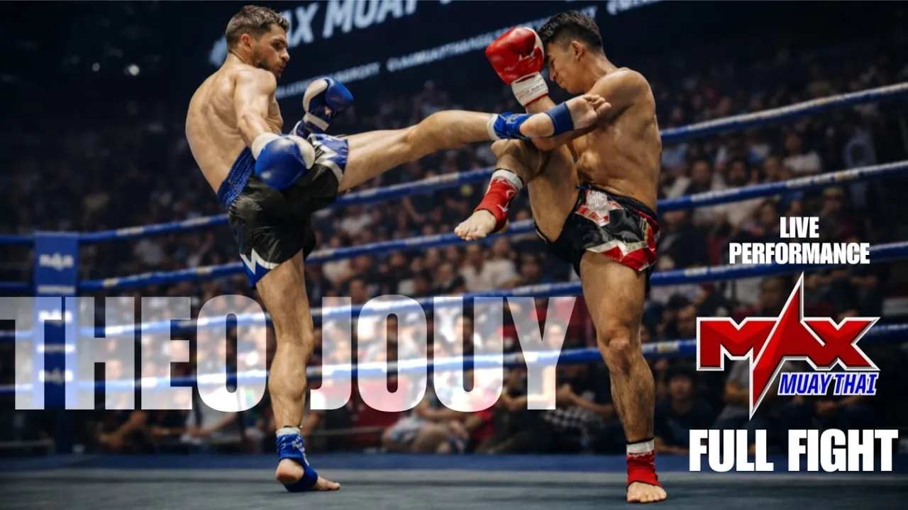 THEO JOUY🇫🇷VS SUPERBOSS🇹🇭EAGLEGYM⚡[FULLFIGHT]MaxFight🥊#muaythai #rage #boxing #martialarts #fighter