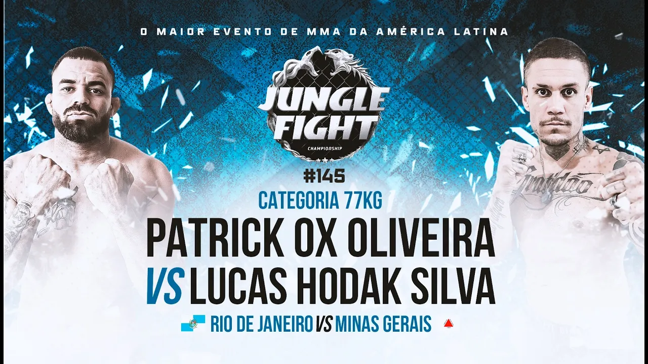 JUNGLE FIGHT 145 l Lucas Hodak x Patrick Oliveira