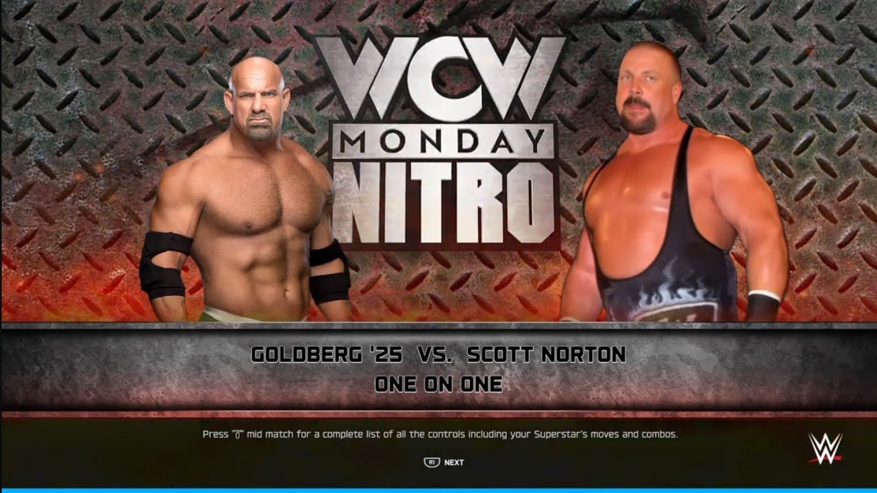 Goldberg vs Scott Norton  Nitro. WWE 2K25