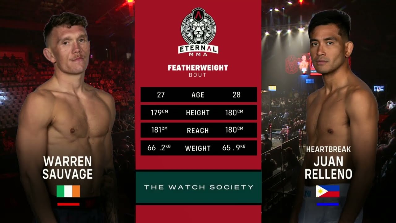 Eternal MMA 103: Warren Sauvage VS Juan Relleno | FULL FIGHT