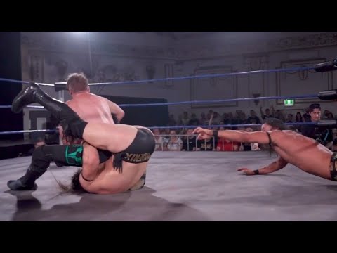 Male wrestlers squashed in the ring,compilation 