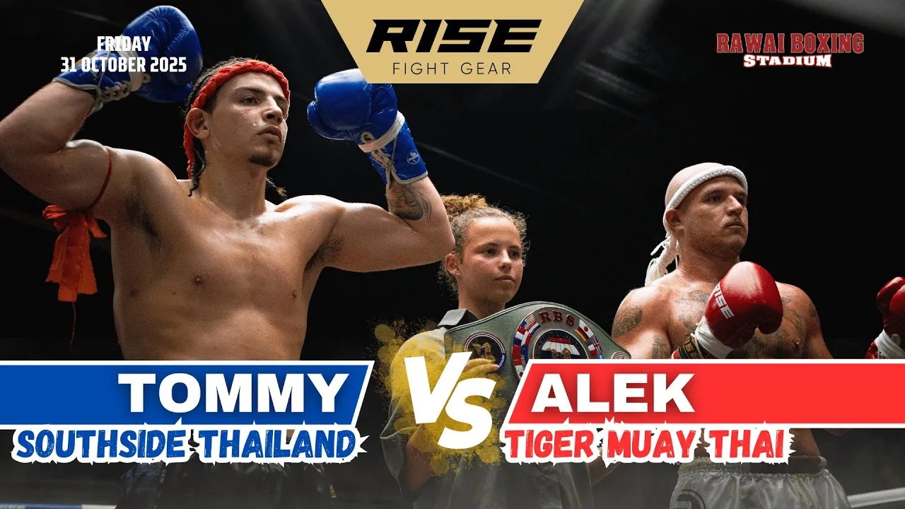 🇿🇦South Africa vs 🇬🇧 England | MUAY THAI FIGHT ALEK (Tiger Muay Thai) vs TOMMY (Southside Thailand)