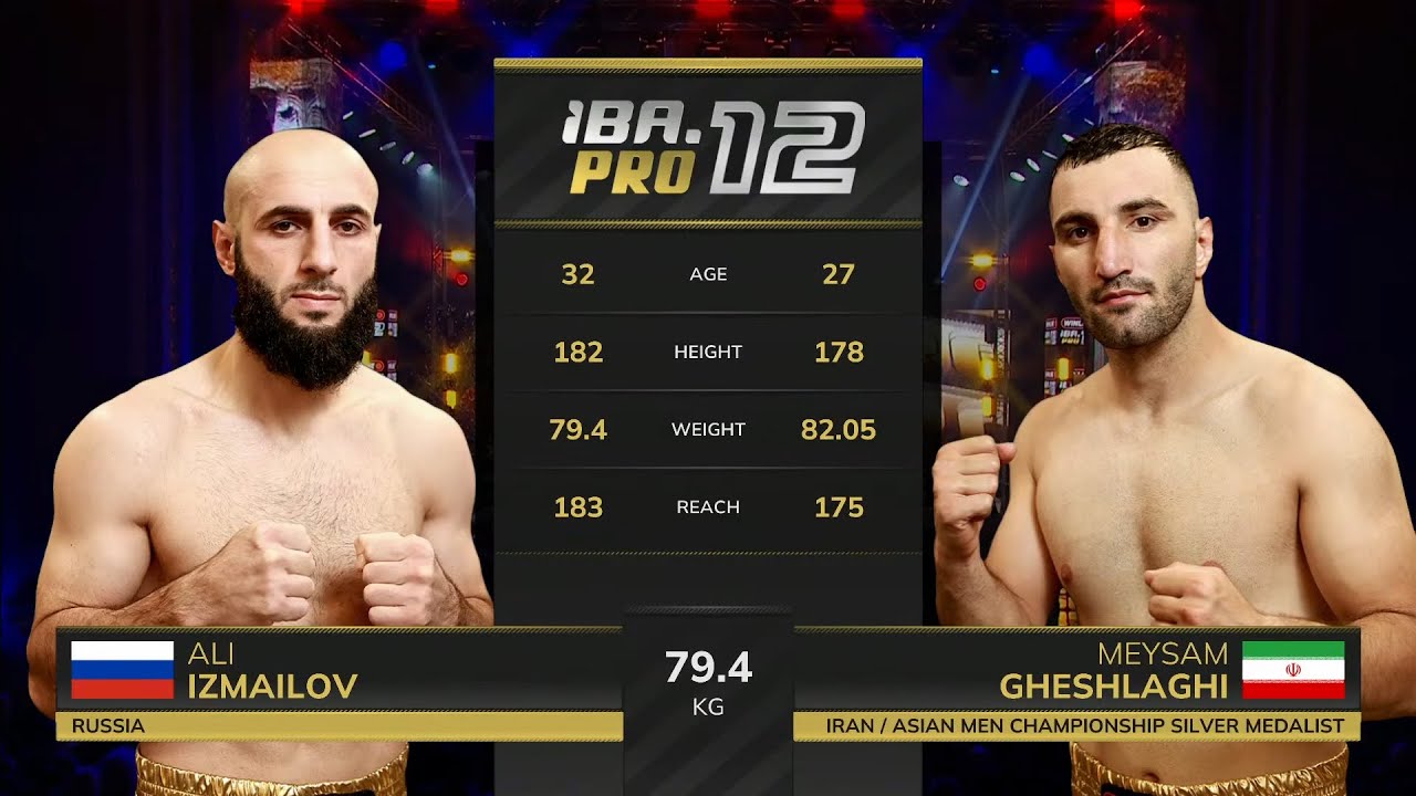 FULL FIGHT | Ali Izmailov 🇷🇺 vs Meysam Gheshlaghi 🇮🇷 | IBA.Pro 12