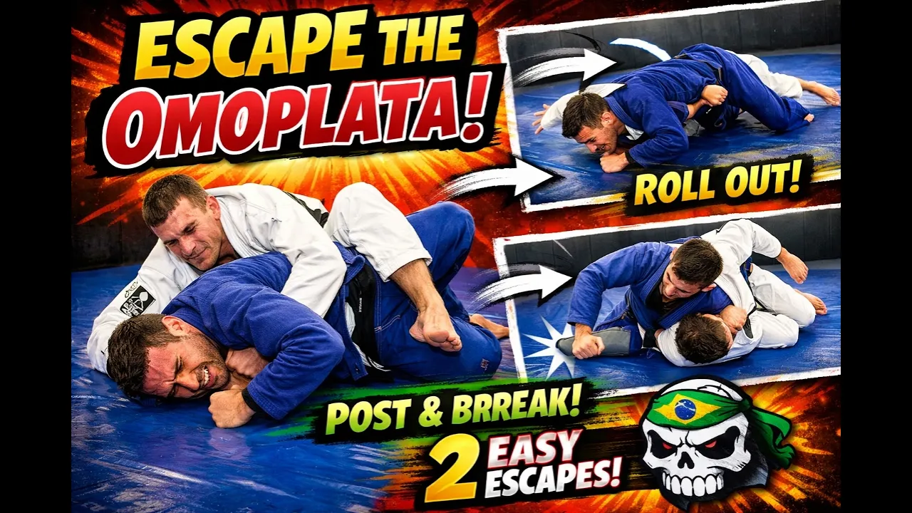 bjj omoplata escapes two simple techniques side control