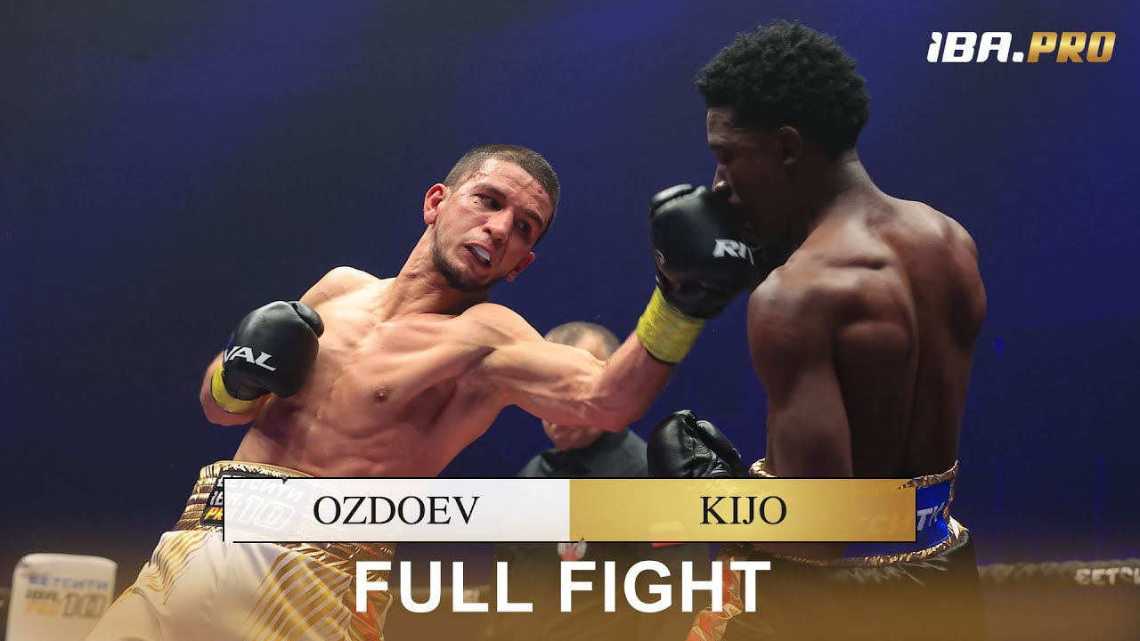 FULL FIGHT | Tamerlan Ozdoev vs Juma Kijo | IBA.Pro 10 | Saint Petersburg