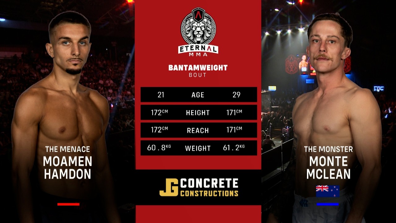 Eternal MMA 103: Moamen Hamdon VS Monte McLean | FULL FIGHT