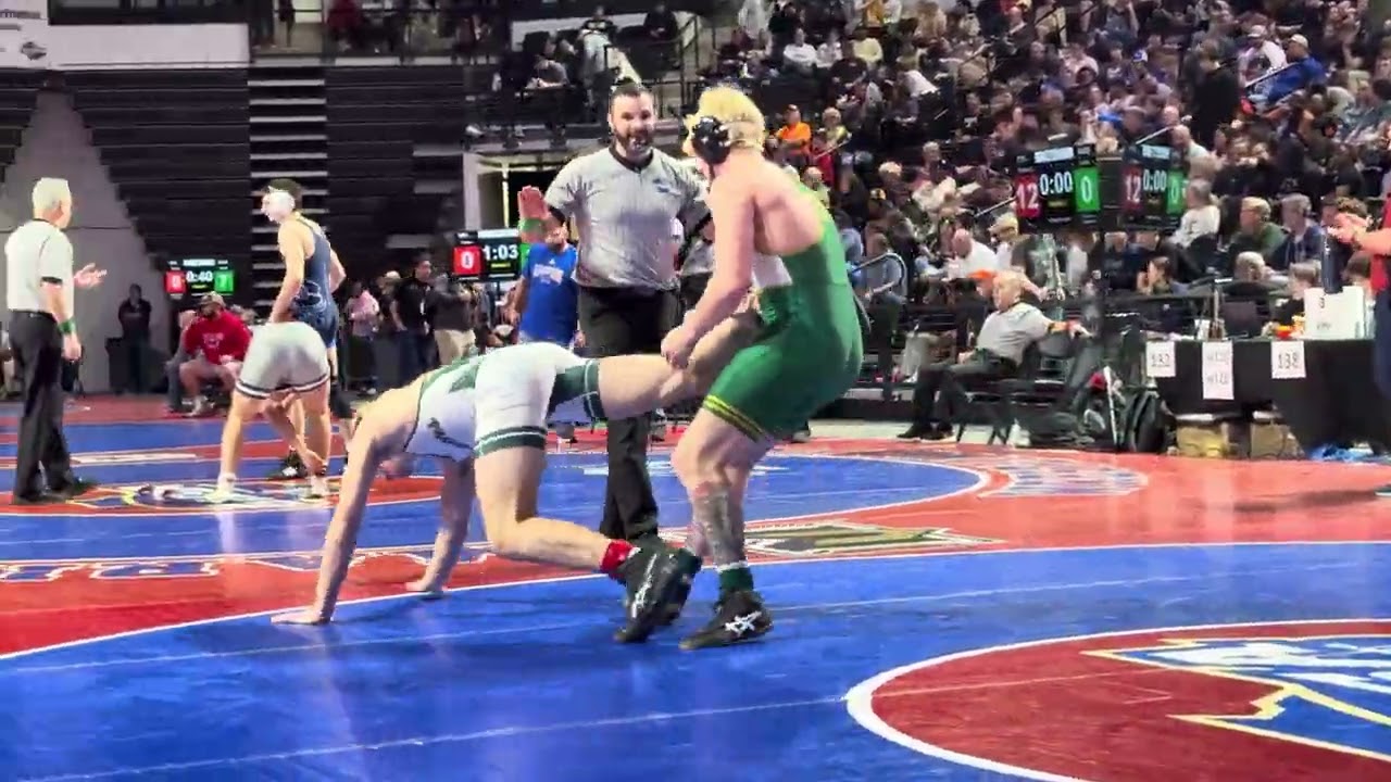 Xander Dossett Ola vs Mason Bender Walnut Grove 190lbs 2026 GHSA 4A State Tournament Quarterfinals