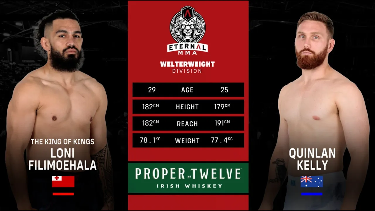 Eternal MMA 98: Loni Filimoehala VS Quinlan Kelly | FULL FIGHT